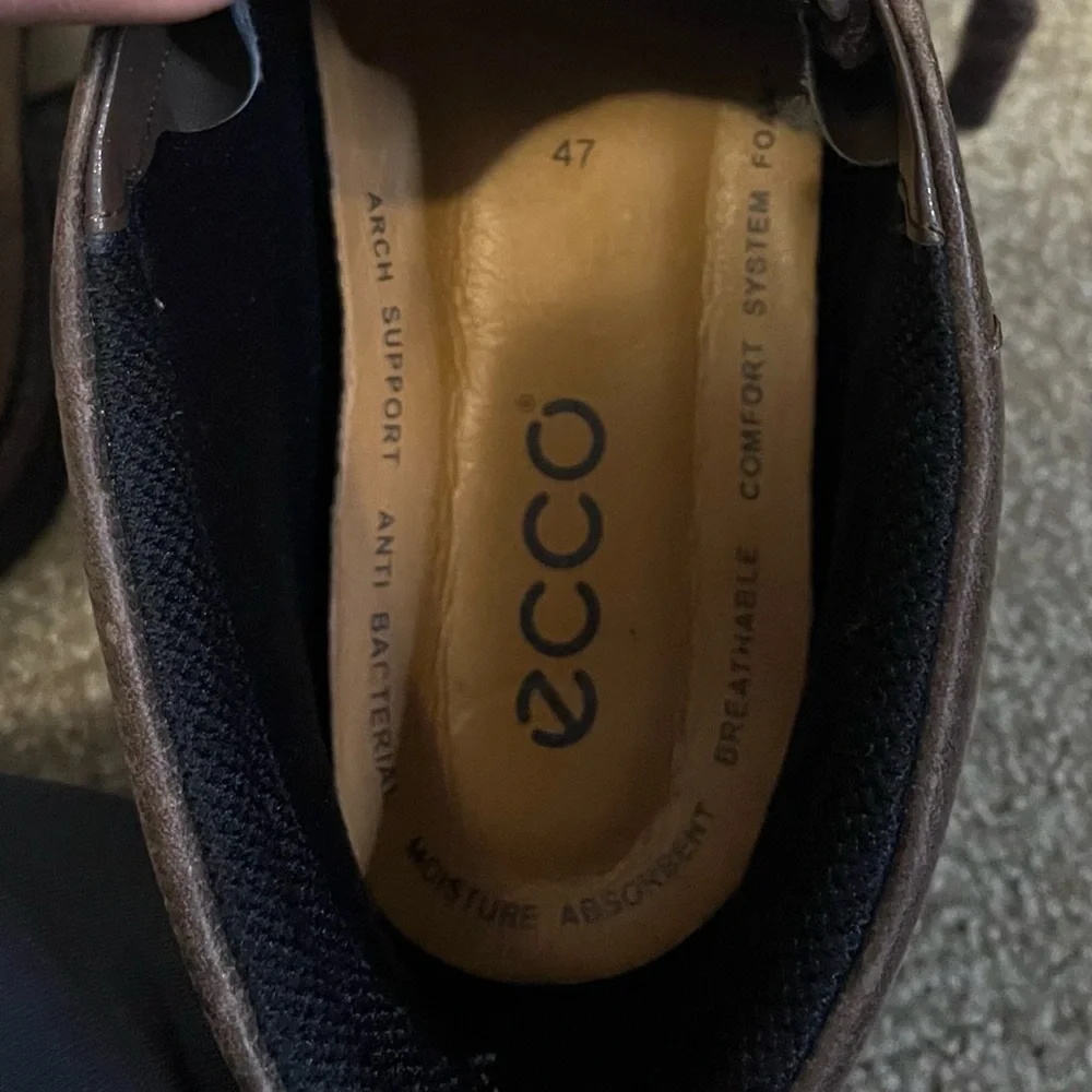 Ecco Nubuck Chukka Water Resistant Boots size 14